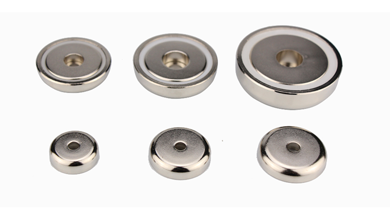 Countersunk Hole Neodymium Pot Magnets