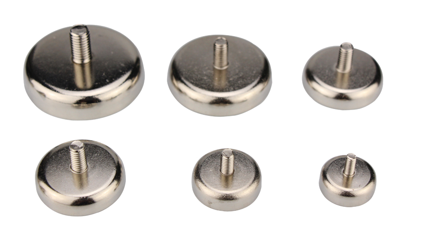 Male Threaded Neodymium Pot Magnets