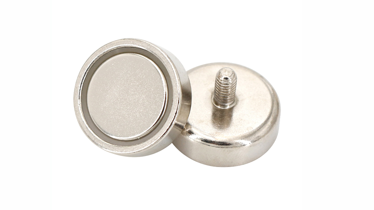 Male Threaded Neodymium Pot Magnets