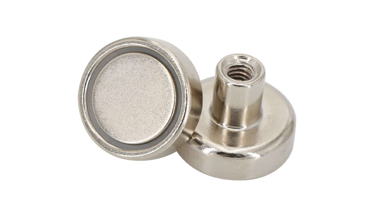 Female Threaded Neodymium Pot Magnets