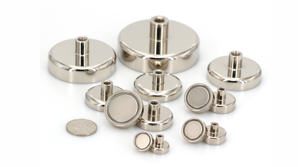 Female Threaded Neodymium Pot Magnets