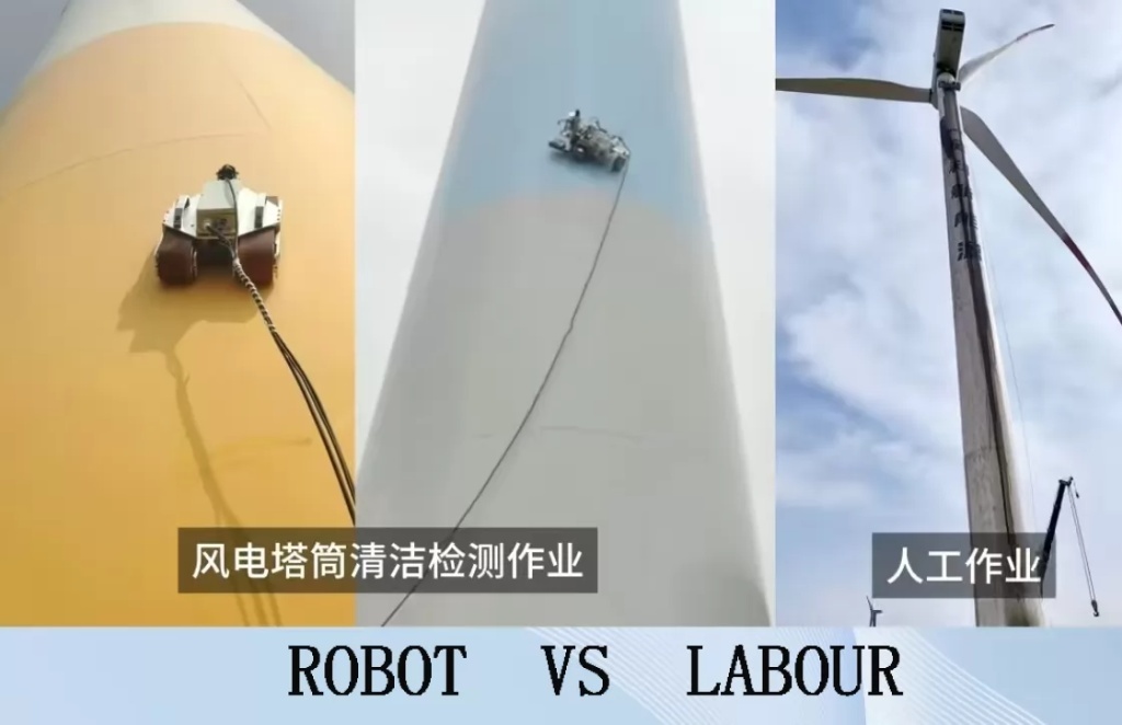 Magnetic Wheels vs Manual Labor: A New Chapter in Wind Turbine Cleaning and Inspection