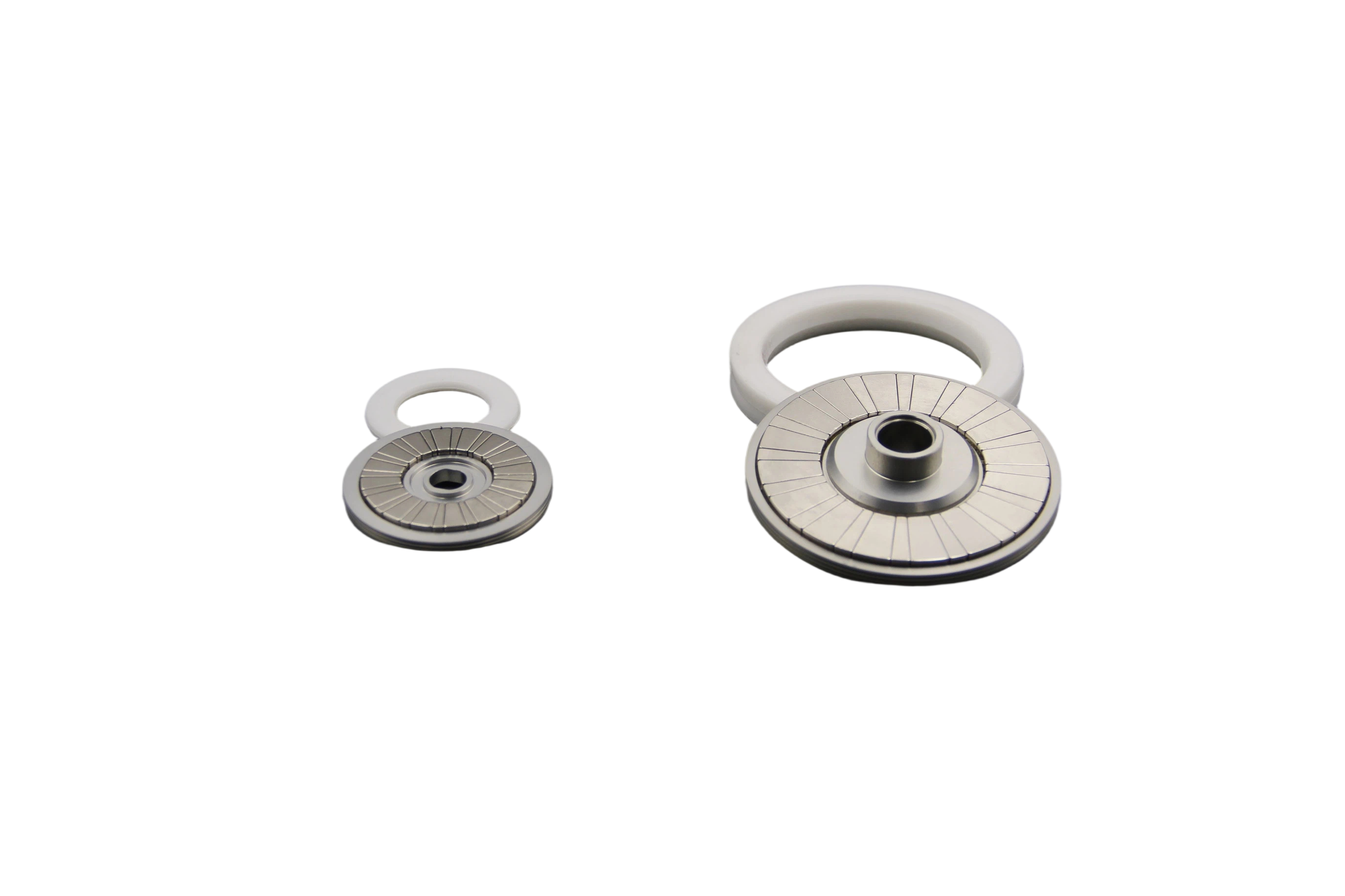 Halbach robotic knee assemblies