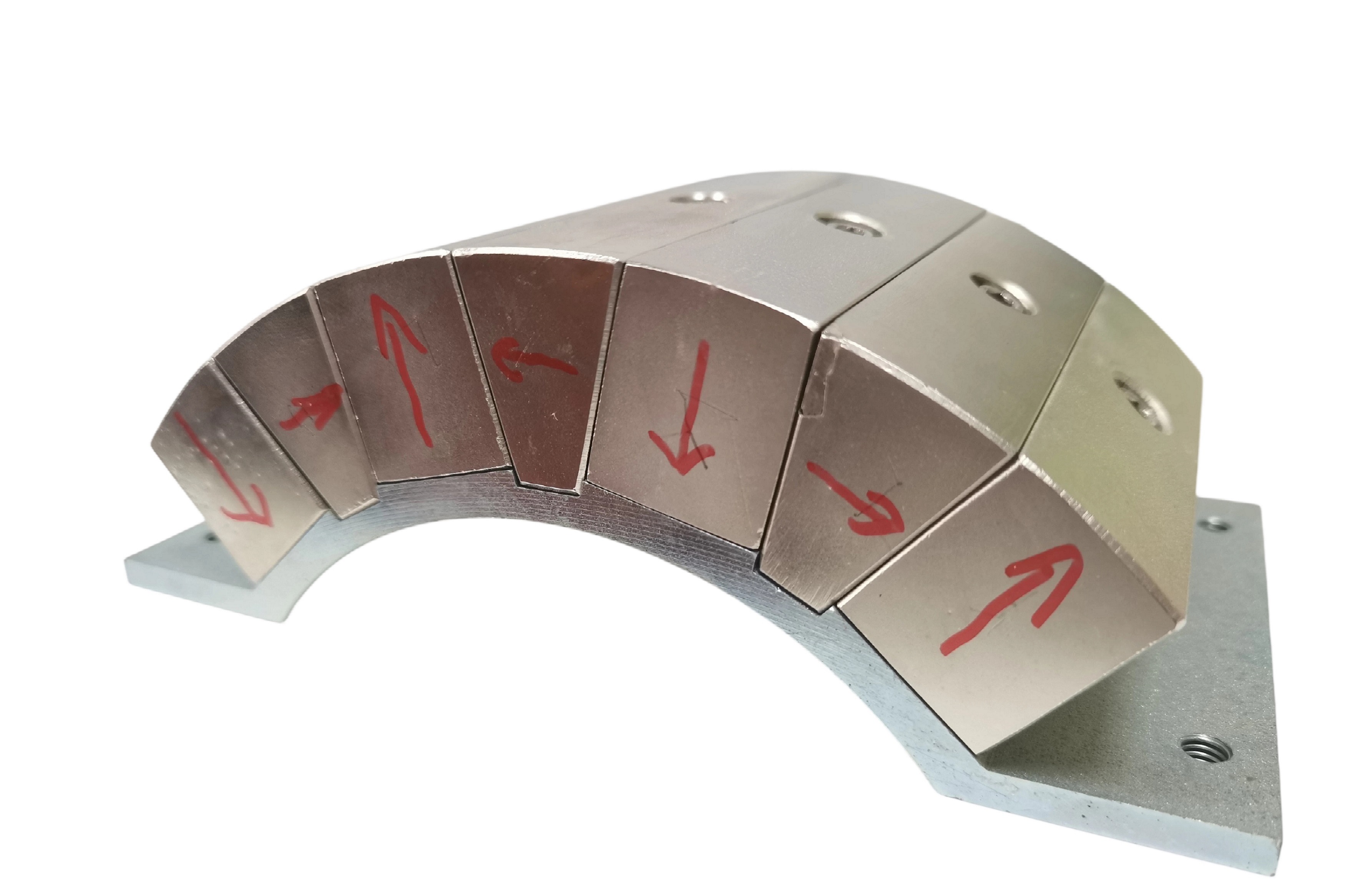 FAIZEAL's self-developed tile-shaped magnetic wheel