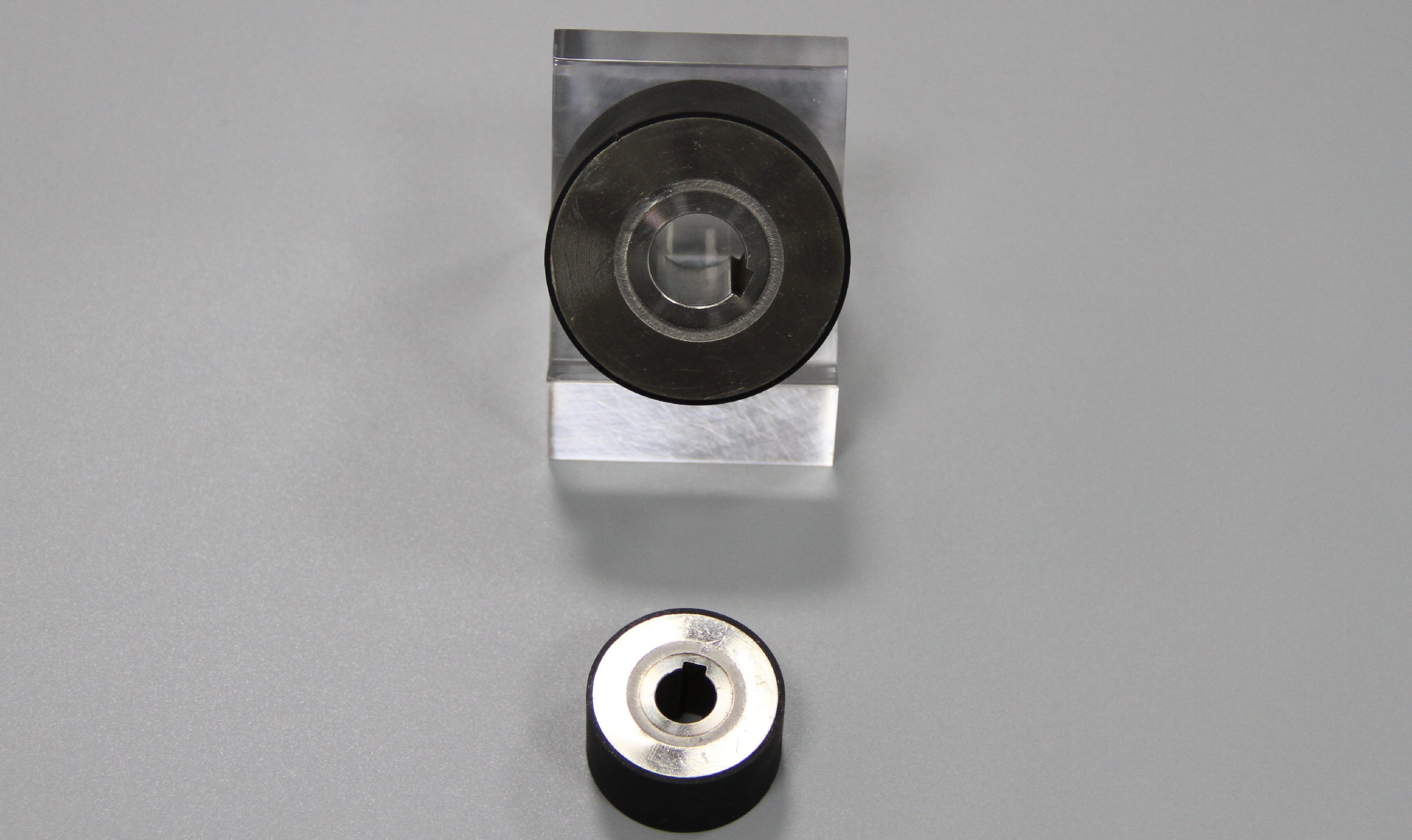 Non-Contact Magnetic Wheels for Inspection Robots: Zero-Wear Locomotion on Curved Steel Surfaces